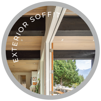 fisher coating western red cedar vg clear application exterior soffit